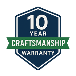 10-Year Craftsmanship Warranty Badge